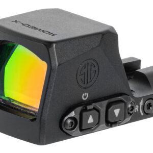 Sig Sauer Electro-Optics SORX1080 Romeo-X Pro Black 1x24mm 3MOA Green Dot Reticle RX Footprint Mount