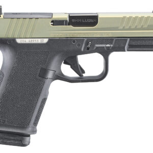 Ruger 19420 RXM  9mm Luger 15+1 4" Black FNC Nitride Barrel, Sundown Alloy Cerakote Alloy Steel Optic Ready/Serrated Slide, Black Polymer Frame w/Accessory Rail, RMR/RMSc/DeltaPoint Pro Footprint