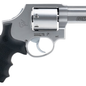 Taurus 2-66039C-HG 66C  357 Mag 7 Shot Stainless Steel Barrel, Frame & Cylinder, Black Hogue G10 Grip