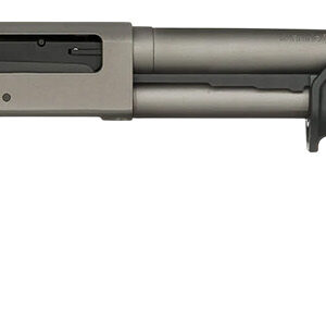 Mossberg 50797 590A1  12 Gauge 6+1 20" Tungsten Gray Cerakote Barrel & Drilled & Tapped Receiver, Magpul SGA Black Synthetic Stock