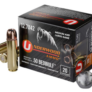 Underwood Ammo 518 XTP  50Beowulf 350gr Jacketed Hollow Point 20 Per Box/10 Case