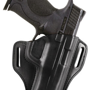 Bianchi 23942 57 Remedy  OWB Size 12 Black Leather Belt Slide Fits Colt 1911 Commander Right Hand