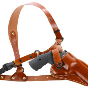 Galco GA194 Great Alaskan  Size Fits Chest Up To 54" Tan Leather Shoulder/Torso Strap Fits Ruger RedHawk Fits Ruger GP100 Right Hand