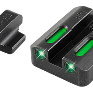 TruGlo TG13HP1A TFX  Black | Green Tritium & Fiber Optic White Outline Front Sight Green Tritium & Fiber Optic Rear Sight