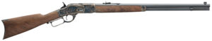 Winchester Guns 534217141 Model 1873 Sporter 45 Colt (LC) 13+1 Cap 24" Octagon Barrel Color Case Hardened Rec Satin Oiled Walnut Fixed Straight Grip Stock Right Hand (Full Size)