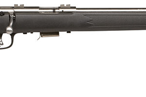 Savage Arms 91700 93 FSS Full Size 22 WMR 5+1 21" Matte Sporter Barrel, Matte Drilled & Tapped Stainless Steel Receiver, Matte Black Fixed Synthetic Stock, Right Hand