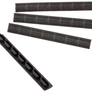 Ergo 4332BK WedgeLok Slot Cover  Black Rubber, 4 Slot Low Profile w/Aggressive Texture 4 Per Pack