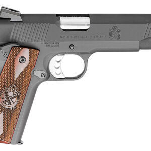 Springfield Armory PX9109LCA 1911 Loaded *CA Compliant 45 ACP 7+1, 5" Stainless Match Grade Barrel, Black Parkerized Serrated Carbon Steel Slide & Frame w/Beavertail, Crossed Cannon Cocobolo Grip