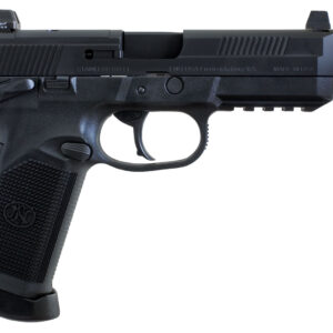 FN 66981 FNX Tactical 45 ACP  5.30" Threaded Barrel 10+1  , Matte Black , Manual Safety , Night Sights , Optics Ready