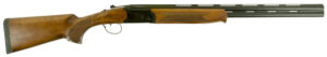 Stevens 22155 555 Compact 28 Gauge Break Open 2.75" 2rd 24" Black Satin Over/Under Vent Rib Barrel, Satin Black Aluminum Receiver, Fixed Satin Turkish Walnut Stock, Ambidextrous