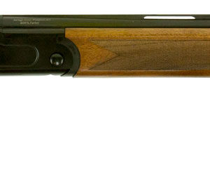 Stevens 22154 555  Compact 20 Gauge Break Open 3" 2rd 24" Black Satin Over/Under Vent Rib Barrel, Satin Black Aluminum Receiver, Fixed Satin Turkish Walnut Stock, Ambidextrous