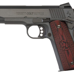 Colt Mfg O4942XE Commander Combat 9mm Luger 9+1 4.25" Steel Barrel, Blued Serrated Carbon Steel Slide, Blued Carbon Steel Frame w/Beavertail, Black Cherry G10 Grip, Ambidextrous