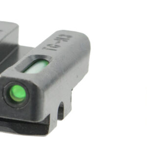 TruGlo TG13WA3PC TFX Pro  Black | Green Tritium & Fiber Optic Orange Outline Front Sight Green Tritium & Fiber Optic Rear Sight