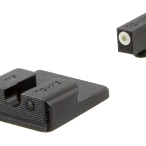 TruGlo TG231T2W Tritium Pro  Black | Green Tritium White Outline Front Sight Green Tritium Rear Sight