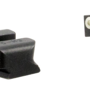 TruGlo TG231W1W Tritium Pro  Black | Green Tritium White Outline Front Sight Green Tritium Rear Sight