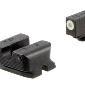 TruGlo TG231W3W Tritium Pro  Black | Green Tritium White Outline Front Sight Green Tritium Rear Sight