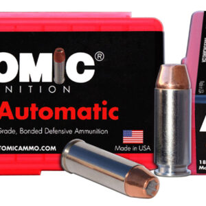 Atomic Ammunition 00432 Pistol Precision Craft 10mmAuto 180gr Bonded Match Hollow Point 50 Per Box/10 Case