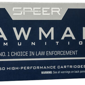 Speer 53880 Lawman Training Clean-Fire 40S&W 180gr Total Metal Jacket Round Nose 50 Per Box/20 Case