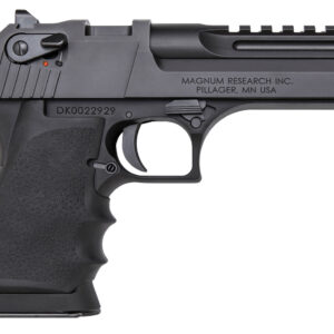 Magnum Research DE357L5IMB Desert Eagle L5 357 Mag 5" with Muzzle Brake 9+1 Black Hardcoat Anodized Aluminum Frame Black Carbon Steel Slide Black Hogue Wraparound Rubber Grip