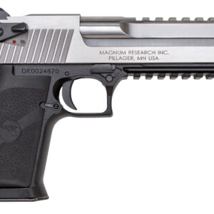 Magnum Research DE50ASIMB Desert Eagle Mark XIX L6 50 AE 6" 7+1 Black Hardcoat Anodized Aluminum Frame Stainless Steel Slide Black Polymer Grip