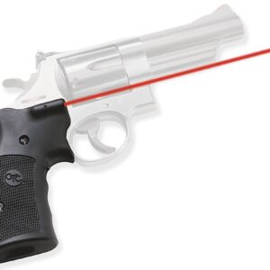 Crimson Trace 011070 Lasergrips  Fits S&W K/L & N Frames, Red Laser 633nM Wavelength 5mW Output, Black Polymer