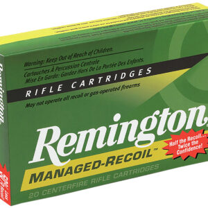 Remington Ammunition 27644 Managed-Recoil  30-30Win 125gr Soft Point Core Lokt 20 Per Box/10 Case