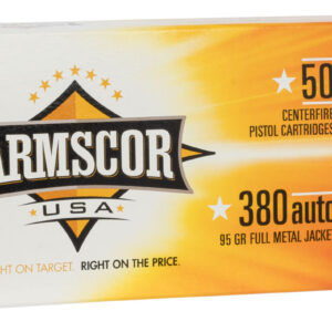Armscor FAC3802N USA  380ACP 95gr Full Metal Jacket 50 Per Box/20 Case