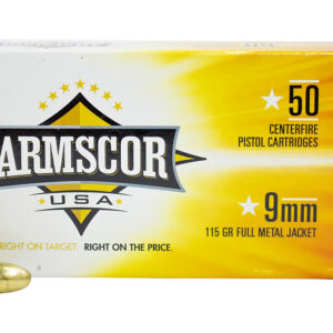 Armscor FAC92N USA  9mmLuger 115gr Full Metal Jacket 50 Per Box/20 Case