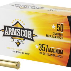 Armscor FAC3576N USA  357Mag 158gr Full Metal Jacket 50 Per Box/20 Case