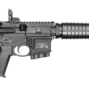 Smith & Wesson 12001 M&P15 Sport II *CA Compliant 223 Rem/5.56 NATO 10+1 16" Steel Barrel Target Crown Muzzle, Matte Black Receiver, Black Fixed Stock, Paddle Grip