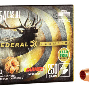 Federal P454XB1 Premium  454Casull 250gr Barnes Expander BRX 20 Per Box/10 Case