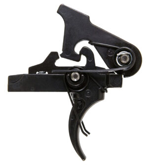 Geissele Automatics 05145 G2S Two-Stage Curved Trigger w/4.25-4.75 lbs Draw Weight, Black Oxide Finish for AR-15/AR-10