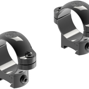 Leupold 49949 Ringmounts  Black Gloss 1" Rimfire Low