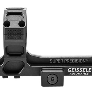 Geissele Automatics 05381B AR15 Super Precision Scope Mount/Ring Combo Black Anodized