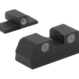 Meprolight USA 151203101 Tru-Dot  Green Tritium White Outline Front Sight-Green Tritium White Outline Rear Sight KAHR Arms K/P/MK/PM