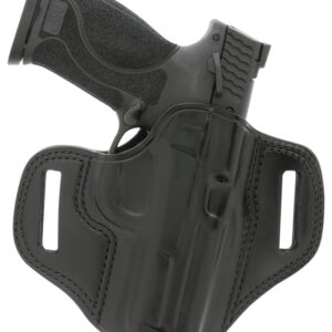 Galco CM212B Combat Master  OWB Black Leather Belt Slide Fits 1911 Right Hand