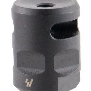 Strike Industries WHCOMP556 WarHog Comp  Black Steel with 1/2"-28 tpi Threads, 1.27" OAL & 0.26" Diameter for 223 Rem, 5.56x45mm NATO AR-Platform