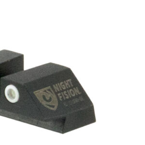 Night Fision GLK001003WGZ Tritium Night Sights For Glock  Green Tritium White Outline Front Sight- Green Tritium Black Outline Rear Sight Glock 17/17L/19/22