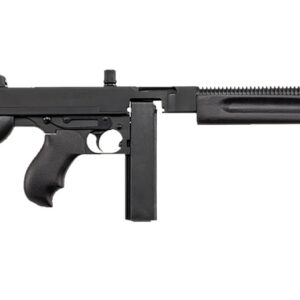 Thompson T1C 1927A-1 Commando Carbine 45 ACP Caliber with 16.50" Barrel, 20+1 Capacity (Stick), Black Parkerized Metal Finish, Black Fixed Stock Right Hand Includes Black Nylon Sling