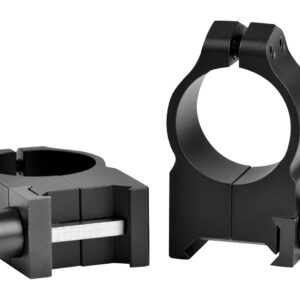 Warne 202LM Vertical Rings Maxima Matte Black 1" High Quick Detach 0 MOA