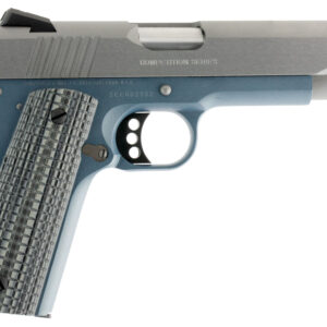 Colt Mfg O1070CCSBT 1911 Competition 45 ACP Caliber with 5" National Match Barrel, 8+1 Capacity, Blue Titanium Finish Frame, Serrated Stainless Steel Slide, Gray G10 Grip & 70 Series Firing System