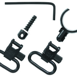 Uncle Mike's 15922 Magnum Band Swivel Set Quick Detach 115 SG-12 Blued 1" Loop for Winchester 101/201 12 Gauge O/U Shotgun