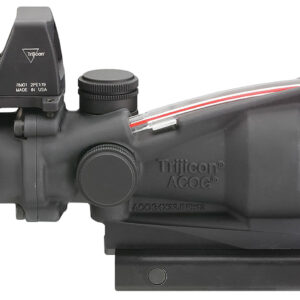 Trijicon 100550 ACOG Combo Matte Black 4x32mm Illuminated Red Crosshair .223 BDC Reticle