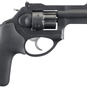 Ruger 5437 LCRx  22 WMR 3" Matte Black Barrel, 6 Shot PVD Finished Cylinder, Matte Black 7000-Series Aluminum Frame,  Hogue Tamer Monogrip