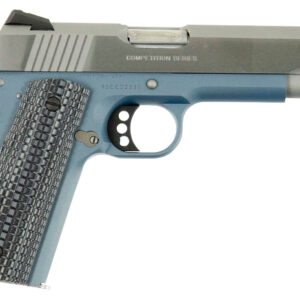 Colt Mfg O1072CCSBT 1911 Competition 9mm Luger Caliber with 5" National Match Barrel, 9+1 Capacity, Blue Titanium Finish Frame, Serrated Stainless Steel Slide, Gray G10 Grip & 70 Series Firing System