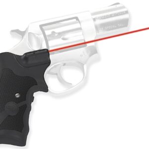 Crimson Trace 0119501 Lasergrips  Fits Ruger SP101, Red Laser 633nM Wavelength 5mW Output, Black Polymer