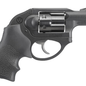 Ruger 5452 LCR  Small Frame 327 Federal Mag 6 Shot, 1.87" Matte Black Steel Barrel, Black PVD Cylinder, Matte Black Stainless Steel Frame, Black Hogue Tamer Monogrip, Shrouded Hammer
