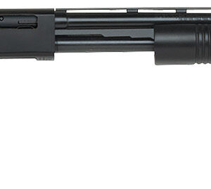 Mossberg 50112 500 Bantam Youth 410 Gauge Pump 3" 5+1 24" Blued Vent Rib Barrel, Blued Steel Receiver, Fixed Black Synthetic Stock, Right Hand, Fixed Full Choke