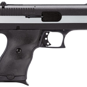 Hi-Point CF380 CF  380 ACP 8+1, 3.50" Black Steel Barrel, Black Powder Coated/Chrome Serrated Steel Slide, Black Polymer Frame & Grip