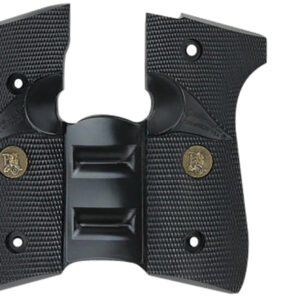 Pachmayr 02500 Signature Grip Wraparound Black Rubber with Backstrap & Finger Grooves for Beretta 92FS, 96FS